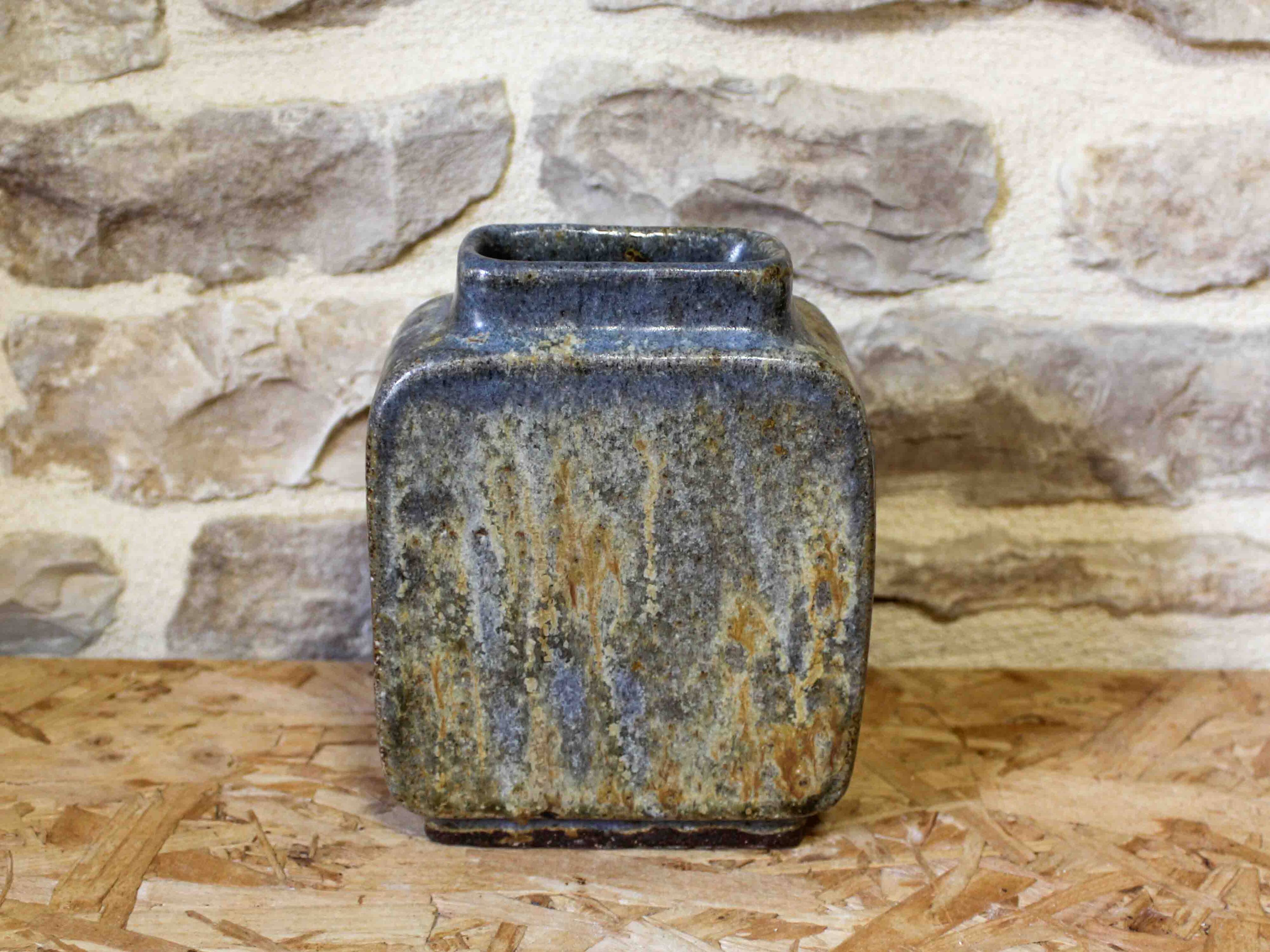 Glazed stoneware vase by Clauss Tittmann