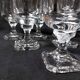 Set of 6 crystal water glasses from Villeroy and Boch, model Mercury - Height 14.