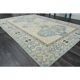 1970s Vintage Turkish Handmade Wool & Cotton Orange Area Rug 175x248