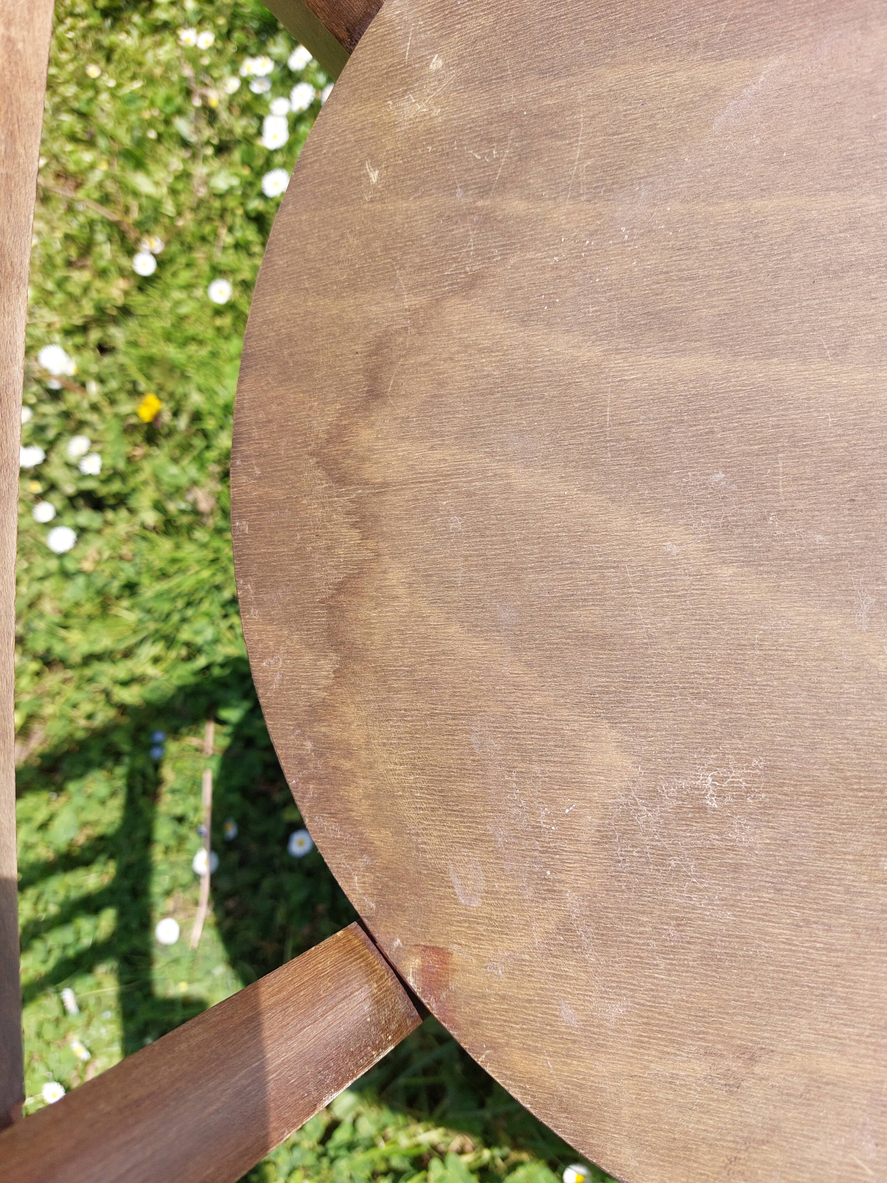 2 vintage wooden bistro chairs