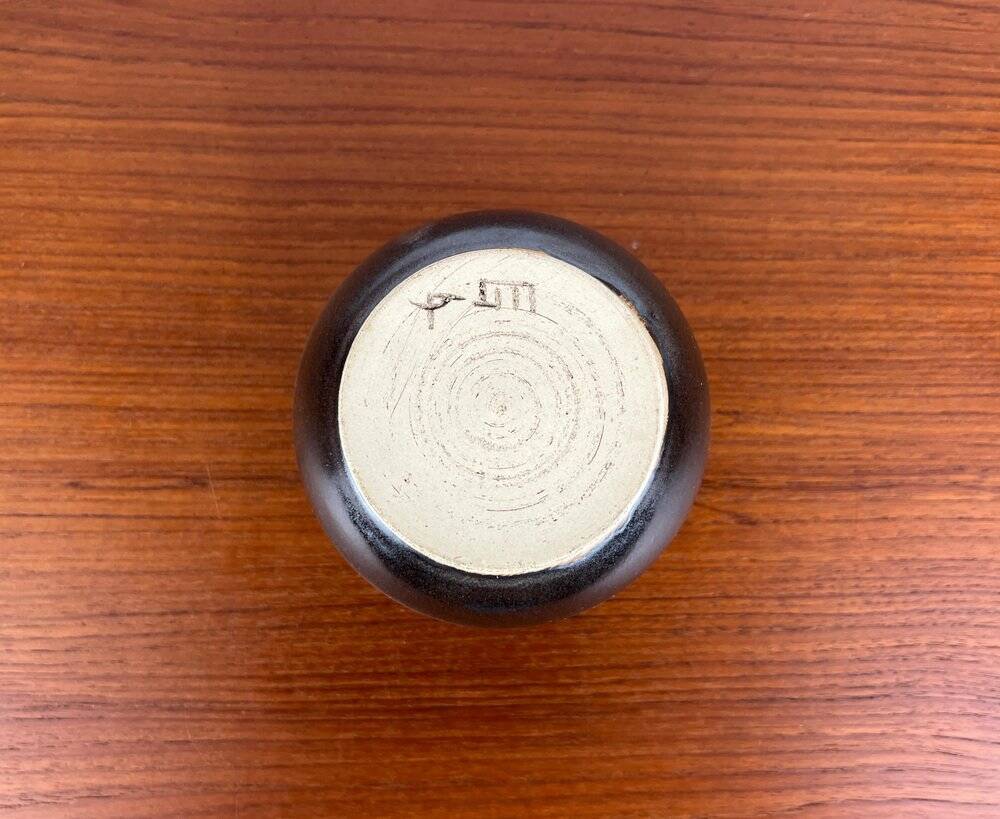 Ceramic vase from a German workshop from the mid-century by Christine Atmer De Reig, 1960s.