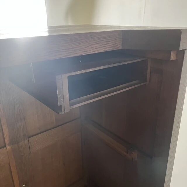 Antique oak counter/bar, 20th century