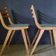 Pair of restored 1960s compass leg chairs