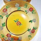 Set of 5 plates in blown glass Gordiola Mallorca