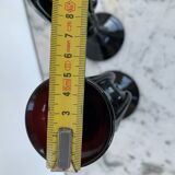 Glass candle holders