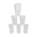 6 liquor glasses