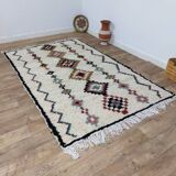 Handmade wool Berber rug 285 X 164 CM