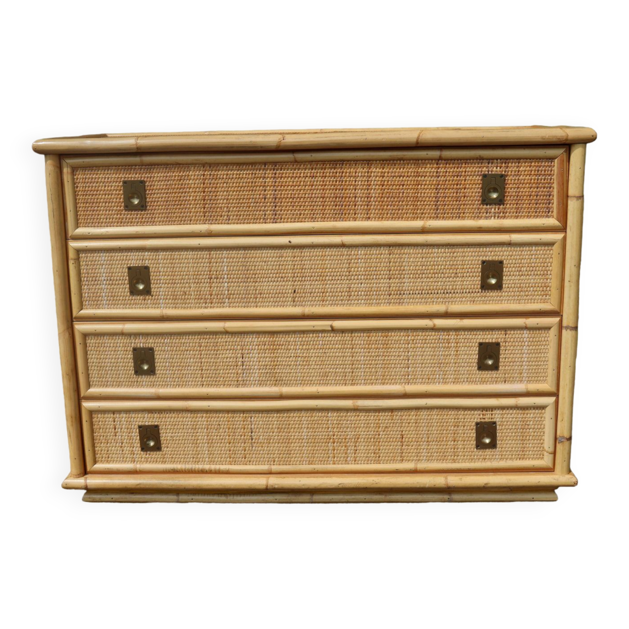 Dal vera rattan chest of drawers