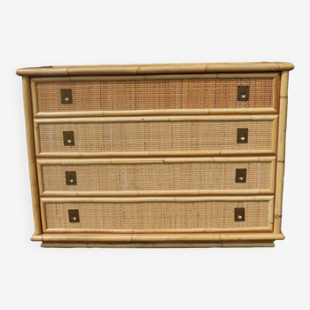 Dal vera rattan chest of drawers