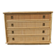 Commode rotin Dal Vera