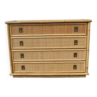 Dal vera rattan chest of drawers