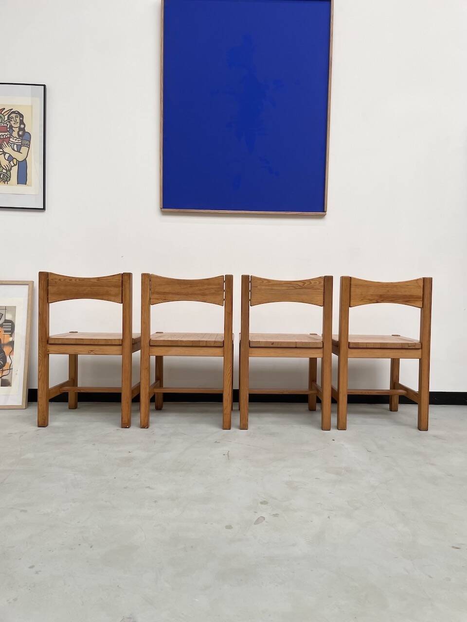 Table pin et chaises « hongisto » Ilmari Tapiovaara