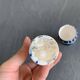 2 vintage Italian ceramic egg cups