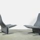 Artifort / vintage easy concorde chairs / pierre paulin / france 1960s