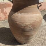 Terracotta garden jar