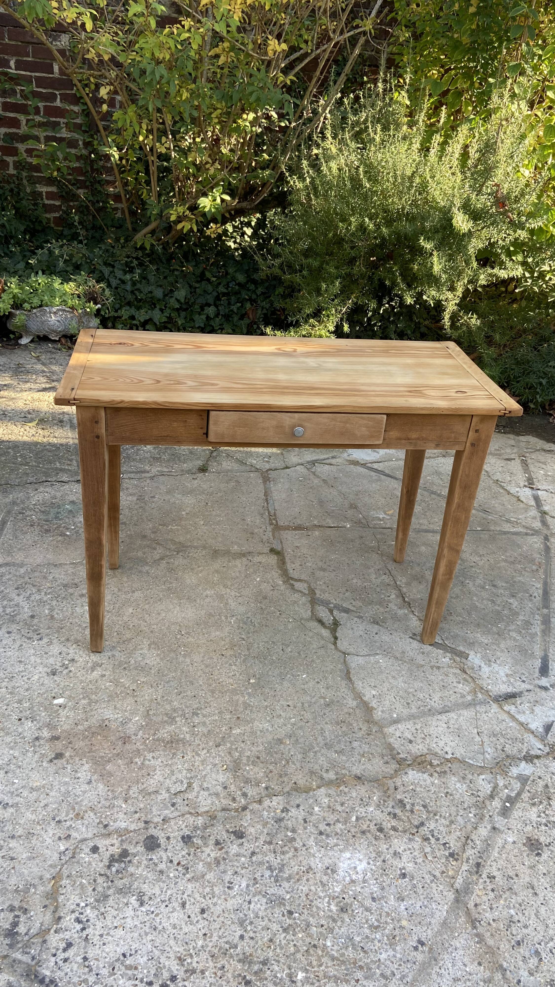 Table de ferme ou bureau vintage