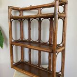 Bamboo wall shelf 1960s/70s