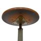 Vintage industrial workshop stool work stool adjustable in height 60's design