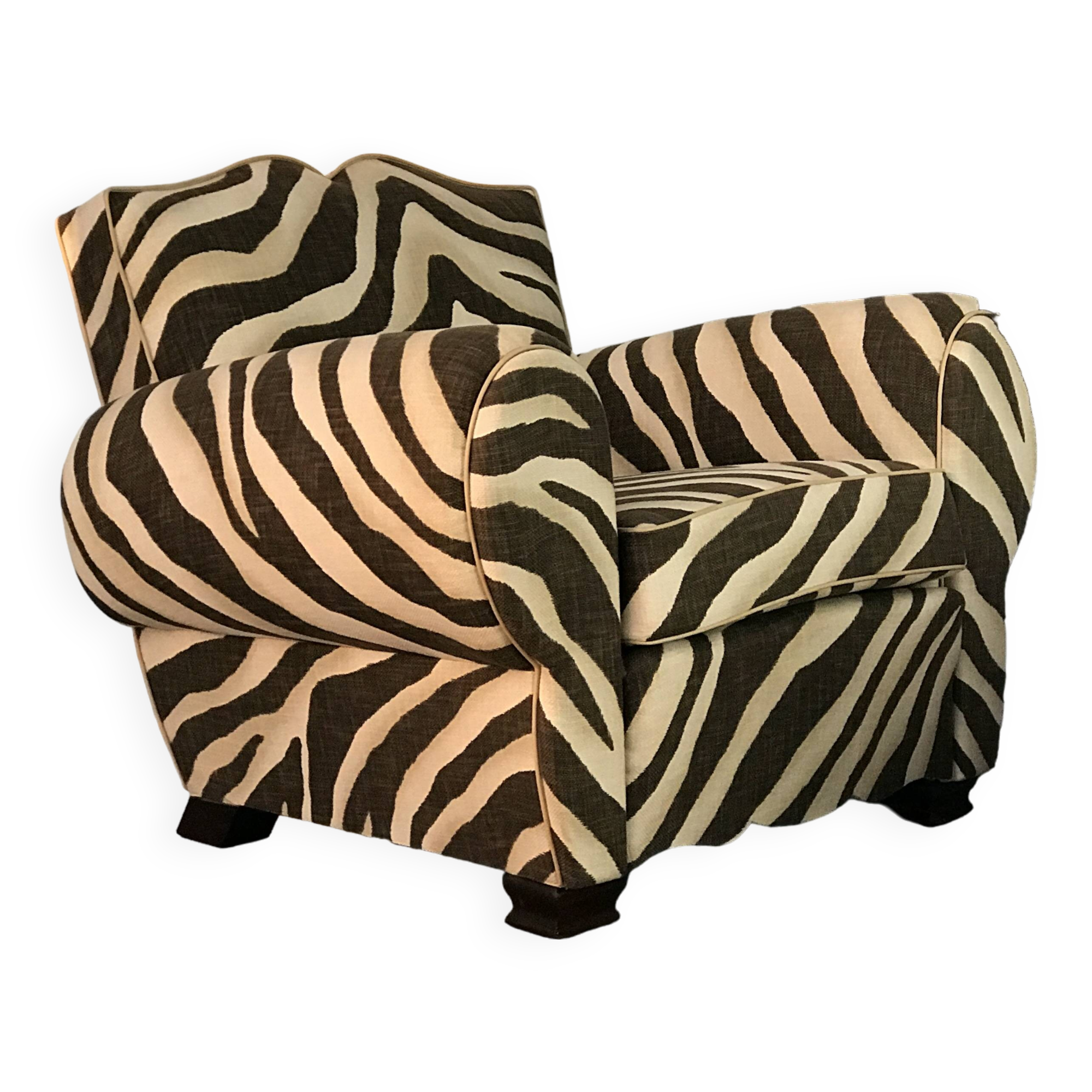 French moustache club chair, 1950s