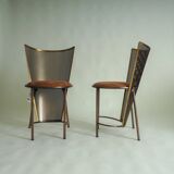 Set of 2 Sevilla EXPO '92 chairs by Frans Van Praet for Belgochrom (#35 & #36 /100)