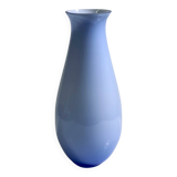 Vase bleu pastel de Murano, Italie - Années 1970