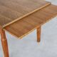 brutalist dining table | vintage table | oak | Kjaernulf