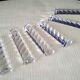Box of 6 knife rests in Hungarian crystal