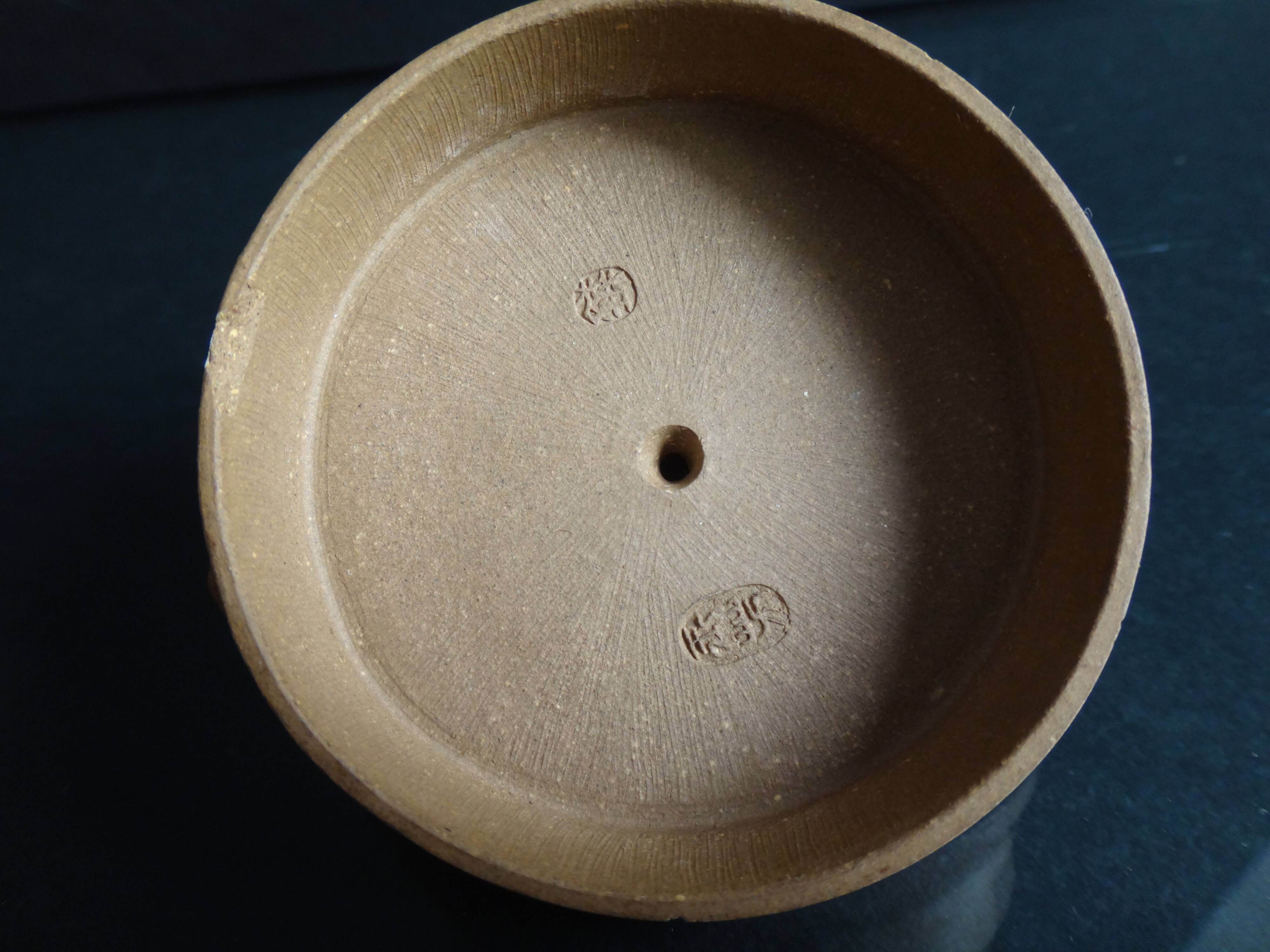 Former Yixing Chinese Yixing teapot fishing form China early 20th mark