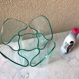 Italian handkerchief vase PMMA thermoformed edition iguzzini design Pietro Chiesa vintage 70