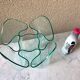 Italian handkerchief vase PMMA thermoformed edition iguzzini design Pietro Chiesa vintage 70