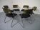 Side chairs by Georg Leowald for Wilkhahn, 1960s, set of 6.