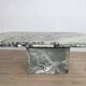 Handcrafted green marble coffee table, 1960s France