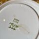 Set of 4 Argenteuil Boch Frères dinner plates