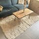 Large vintage carpet 100% pure wool Flokati with long pile from the 60s-70s.