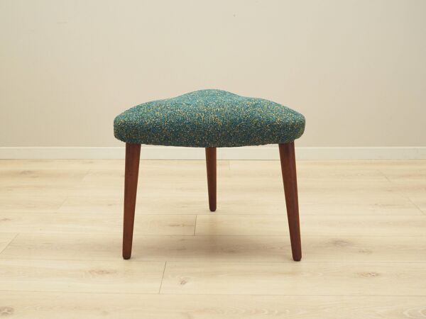 Repose-pieds, tabouret danois en teck, années 1970