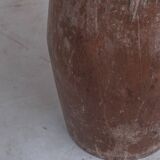 Jardinière ou porte-parapluie circulaire en bois primitif