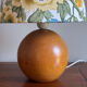 Wooden ball lamp