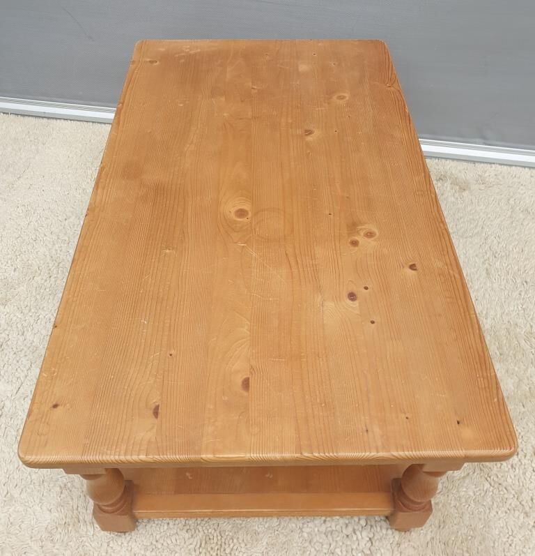 Coffee table Interior's Honey pine 2 trays