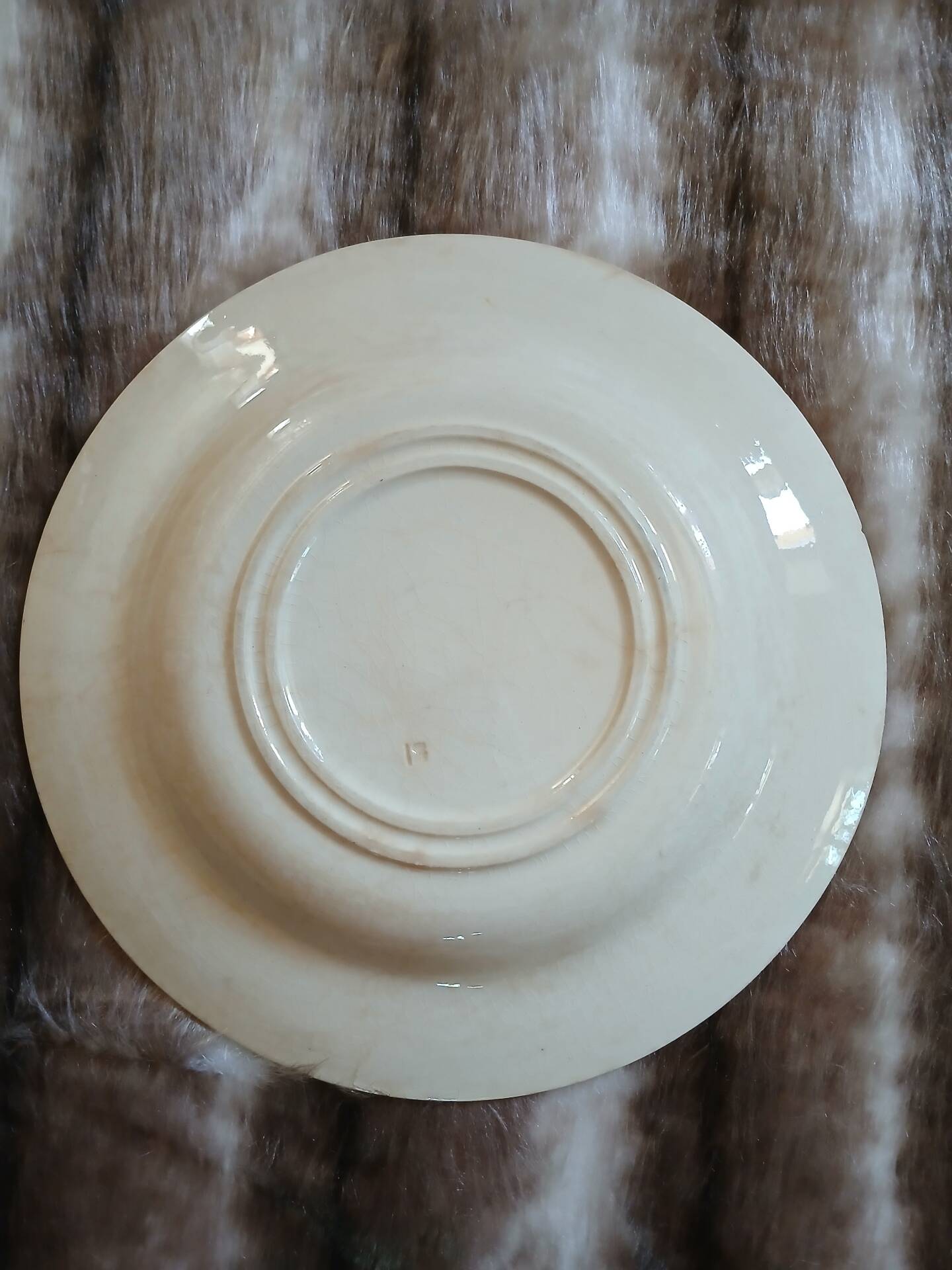 9 assiettes creuses anciennes dépareillées 