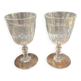 12 verres à vin en cristal Clermont