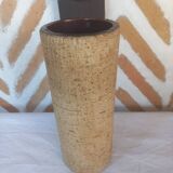 Large earth and cork roller vase