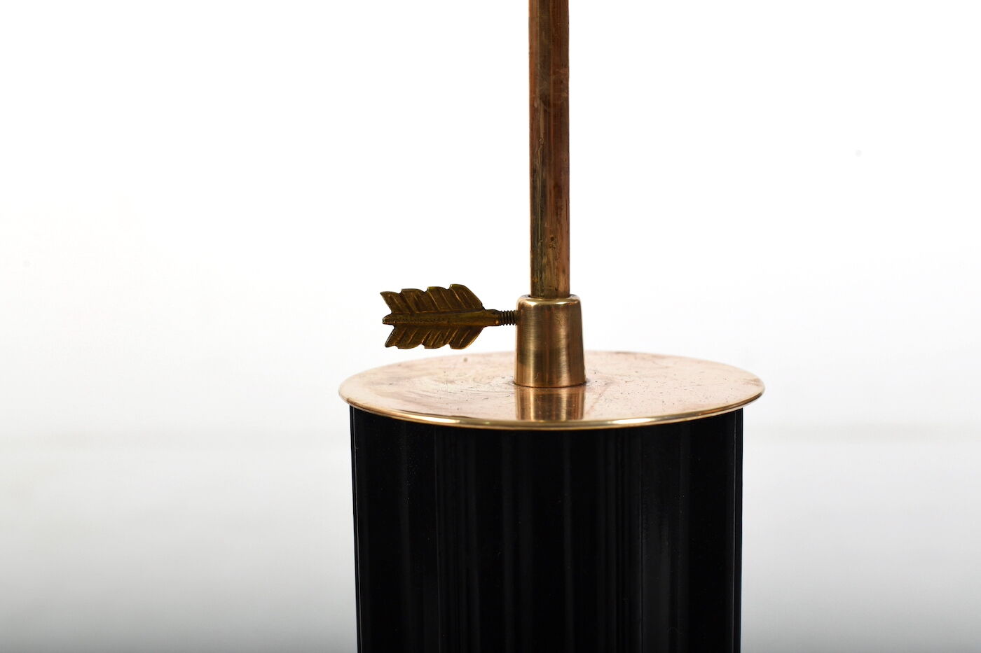 Fine Danish Bakelite and Brass Table Lamp 1930s