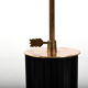 Fine Danish Bakelite and Brass Table Lamp 1930s