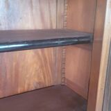 Louis Philippe Period Walnut Library Showcase