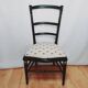 Chaise basse style napoleon iii