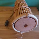 Tiki type bamboo lamp