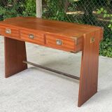 Roche Bobois Scandinavian wooden desk from the 1970s