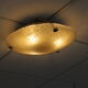 Hillebrand ceiling lamp with glass