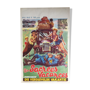 Affiche cinéma Ces Sacrées Vacances