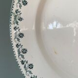 Set of 2 old dishes Moulin des Loups and Hamage, model "Georgette"